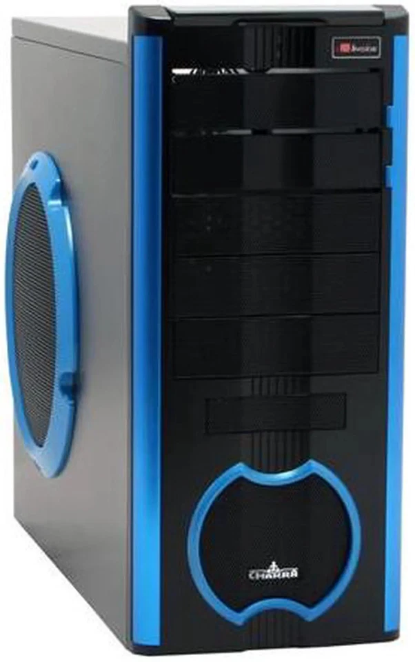 ENERMAX Chakra ECA3052-BL Blue/ Black SECC ATX Mid Tower Computer Case - Image 2 of 4