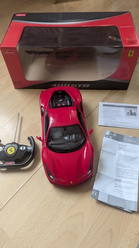 Rastar Ferrari 488 GTB 1:14 Remote Control car - Red, Working And In Box - Picture 2 of 10