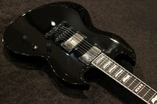 (E-II) VIPER corpo in mogano usato nero con custodia Gig chitarra elettrica u...