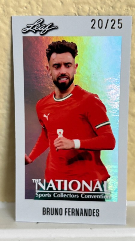 2026 Leaf  Exclusive The National Sports Convention Bruno Fernandes Mini /25 🔥