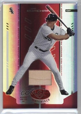 2004 Leaf Certified Materials Red Mirror Bat 24/150 Joe Borchard #100 0o9