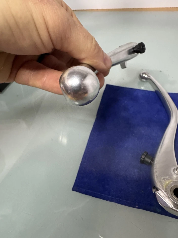 Palanca de freno/embrague delantero plateada Ducati Brembo 749 999 848 EVO Monster 1100 OEM Foto 4 de 4