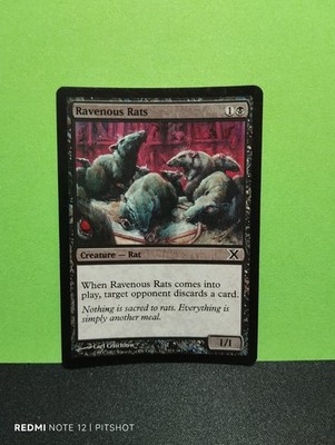 FOIL Ravenous Rats / Gierige Ratten - MTG Magic