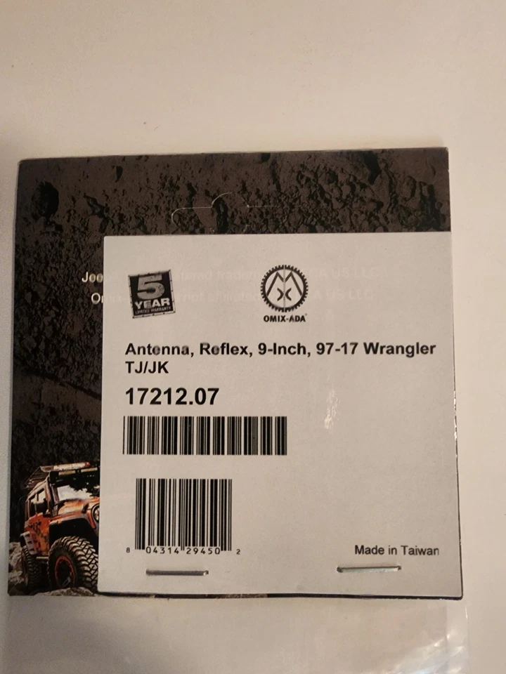 Jeep Gladiator 2020 Rugged Ridge Reflex Antenna 17212.07 9" 97-17 Wrangler  Foto 4 de 4