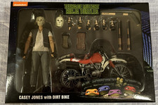 NEW 2024 NECA Teenage Mutant Ninja Turtles Casey Jones w Dirt Bike Walmart EX
