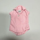 Vintage 1962 Mattel Barbie Pink Blouse Pak Shirt Romper- small settle stains