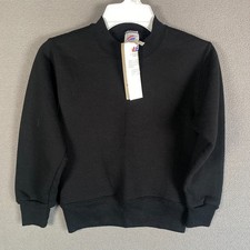 VTG 90s Jerzees Blank Crewneck Sweatshirt Youth Large (7) Made in USA Black New