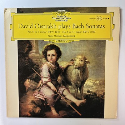 Sonatas For Violin Piano N° 5 F Minor N° 6 BWV 1019 LP Vinyl Record Bach