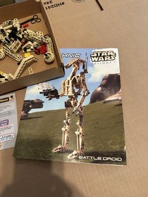 LEGO 8001 BATTLE DROID TECHNIC STAR WARS EPISODE I Open Box Untested.