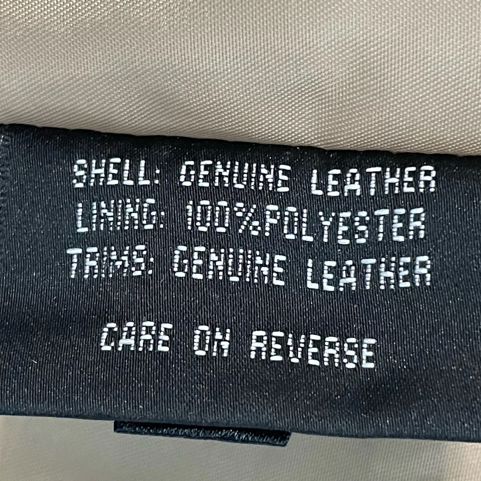 Chaqueta Colebrook Tostada Gamuza Genuina Doble Pecho Forrada Cuello Talla Pequeña S Foto 4 de 4