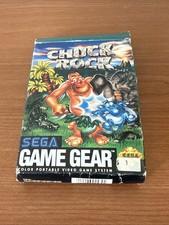 Chuck Rock Sega Game Gear Complete But No Manual