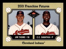 2001 Fleer Platinum #464 Jim Thome / C.C. Sabathia