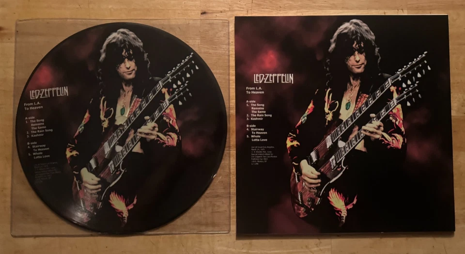 33 LP PICTURE DISC LED ZEPPELIN FROM L.A TO HEAVEN MEXICO FAN CLUB - Image 2 of 2