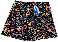 NWT 60 Adidas HC3087 Originals Love Unites AOP Unisex Doodle Shorts Size Small