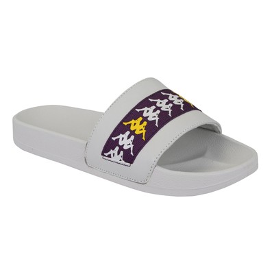 Kappa 222 Banda Adam 15 Gray Purple Multicolor Logo Slides