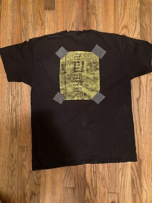 Vintage 90's Pearl Jam Alive T-shirt Stick Man L Large Black