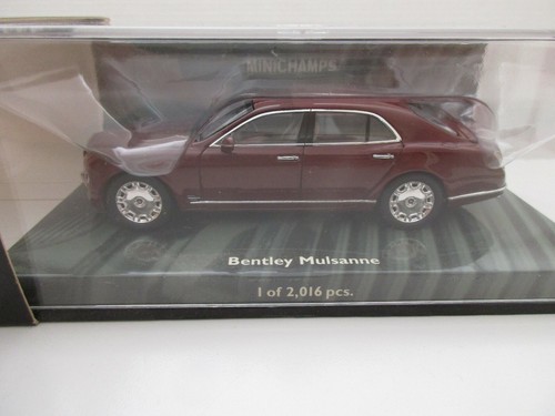 MINICHAMPS 1/43 BENTLEY MUSLANNE 2010 RED METALLIC COD.436139901 - Imagen 8 de 10
