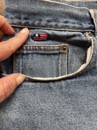 Joe Marlin Shorts Denim Blue Jean Med. Wash High Rise Mens Size 38 38x9 - Picture 9 of 9