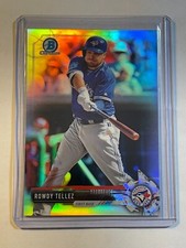 Rowdy Tellez 2017 Bowman Chrome Prospect REFRACTOR #ed /499 BCP177 Blue Jays