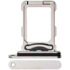 Dual Sim Card Tray Compatible For iPhone 16 Pro / 16 Pro Max Natural Titanium 