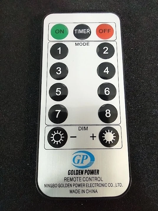 Golden Power Remote Control Replacement LED String Lights Timer Dimmer READ