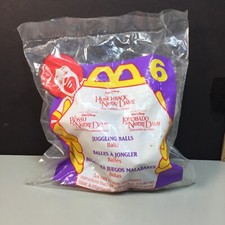 1996 Disney Hunchback Notre Dame McDonald's Toy 6 Juggling Balls NISP Gargoyles