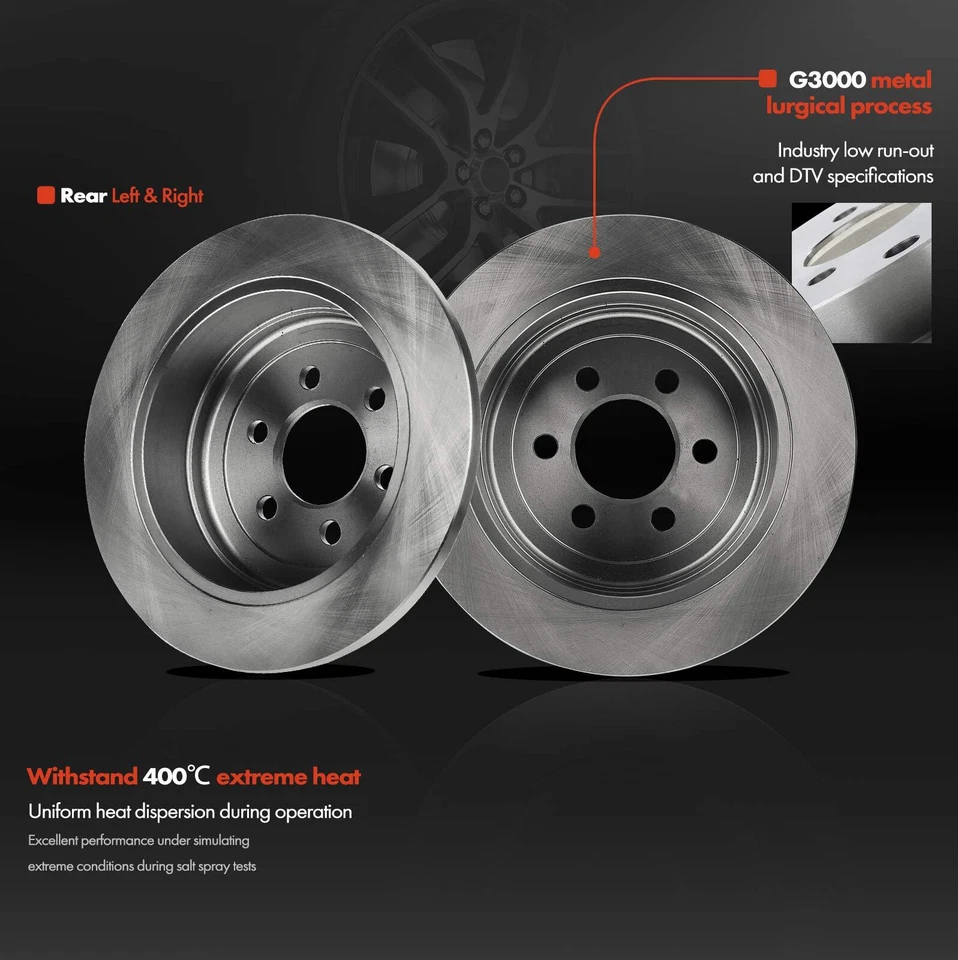 Задние дисковые тормоза левый и правый для Dodge Dakota 2003 2004 V6 3,7/3,9 л V8 4,7/5,9 л - Изображение 3 из 4