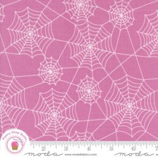 Moda HEY BOO 5213 15 Purple Spider Webs LELLA BOUTIQUE Quilt Fabric Halloween