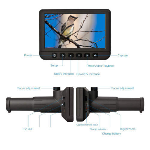 Digital Teleskop Kamera 50X Vergrößerung 1080P Video 5 Zoll LCD Digital Heiß - Bild 9 von 30