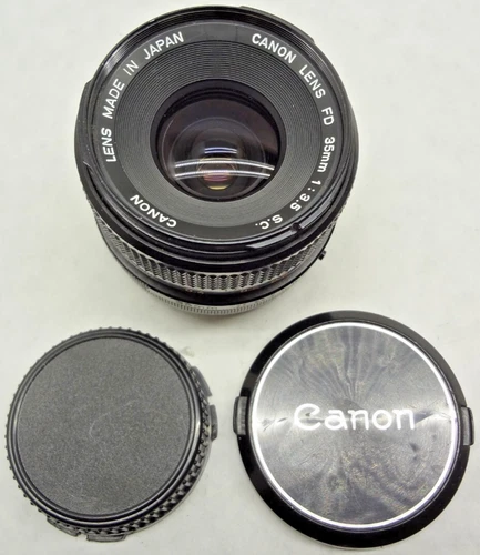 Canon 35mm SC f/3.5 Breech Mount Manual Focus FD Prime Lens Full Frame NICE!!!