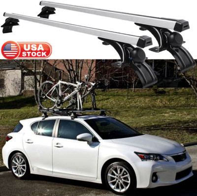Top Roof Rack 54 Cross Bar Luggage Cargo Carrier w/ Lock For Lexus GS300 CT200h | UK Top Roof Rack 54 Cross Bar Luggage Cargo Carrier w/ Lock For Lexus GS300 CT200h | UK