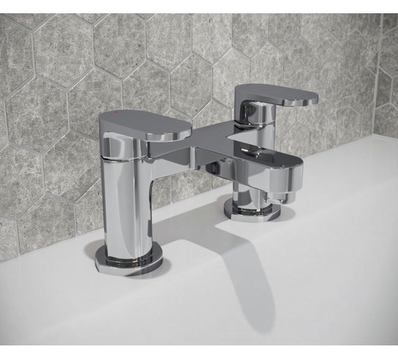 Bristan Frenzy Basin Mono Bath Filler shower mixer Tap ChromePackage