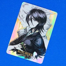 Bleach Rukia Kuchiki Rainbow Foil Holographic Anime Character Figure Art Card 