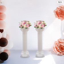 4PCS Wedding Roman Column Artistic Roman Column Statue Party Flowerpot Holder