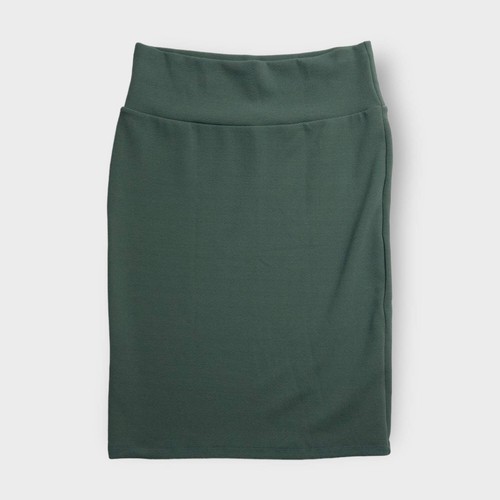 Falda lápiz LuLaRoe Cassie L (14-16) verde salvia lisa nueva con etiquetas para mujer”