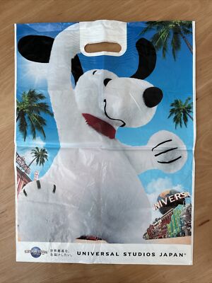 Tüte Universal Studios Japan Snoopy Hallo Kitty Mittelgroß 37x50cm