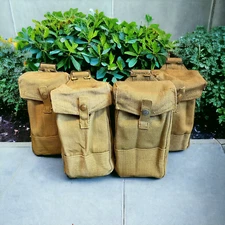 WW2 British Army 1937 Pattern Universal Ammo Pouch WARTIME DATED Canvas Web Gear