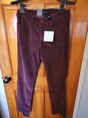 Calvin Klein Jeans Women's Pants Size 6x32 Malbec Straight Power Stretch  NWT