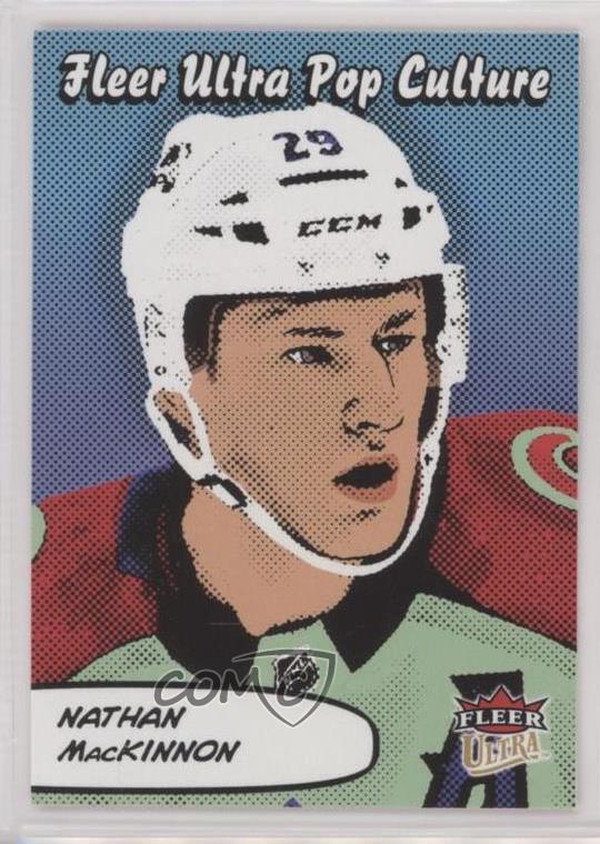 2021-22 Upper Deck Fleer Ultra Pop Culture Nathan MacKinnon #PC-9
