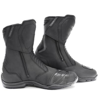 RICHA NOMAD EVO SHORT SCHWARZ WASSERDICHT MOTORRAD MOTORRAD TOURING BIKE STIEFEL