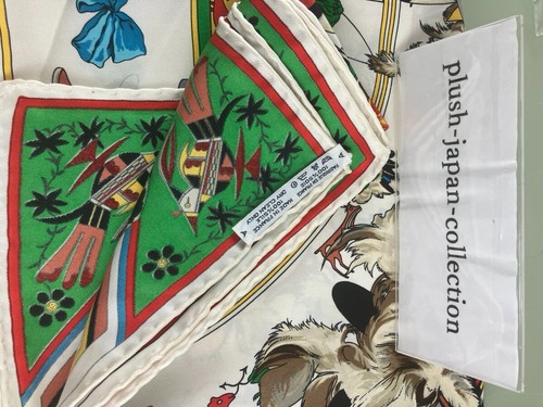 Hermes Carré 90 vintage: Kermit Oliver: Kachinas, indiani Hopi: Giappone - Foto 4 di 10