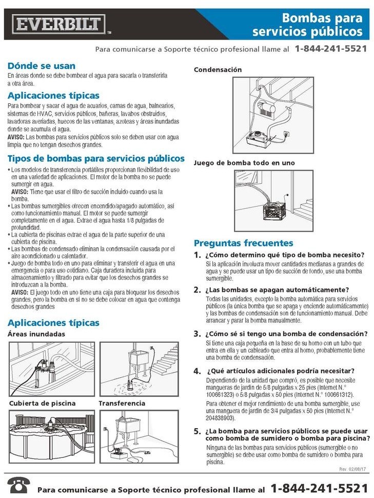 Everbilt 1/3 HP Utility Sink Pump Effluent Basement Bar Laundry Sinks