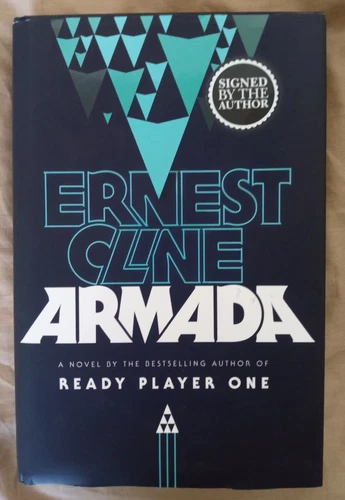 Armada by Ernest Cline signed autographed hardcover book 2015 first 1st edition