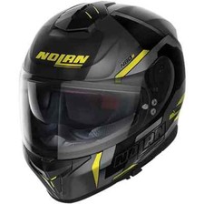 NOLAN N80-8 WANTED BLACK YELLOW FULL FACE MOTORCYCLE MOTORBIKE HELMET ECE2206