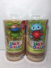 Lot of 2 Hasbro Ugly Dolls Surprises Cool Dude Ox  Super Lucky Bat 