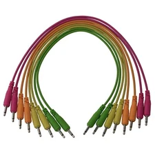 Pig Hog 3.5mm Mono Synthesizer 12-Inch Patch Cables,  8-Pack (modular, eurorack)