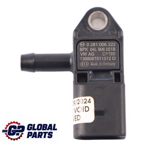 VW Volkswagen Passat B6 2.0 TDI BKP Auspuff DPF Karte Druck Sensor 04L906051B