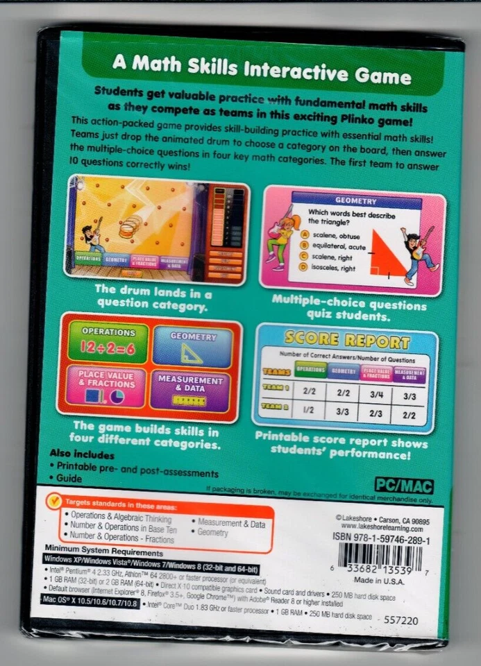 Lakeshore Plinko Math Grades 4-5 PP843, PC/Mac - Image 2 of 2