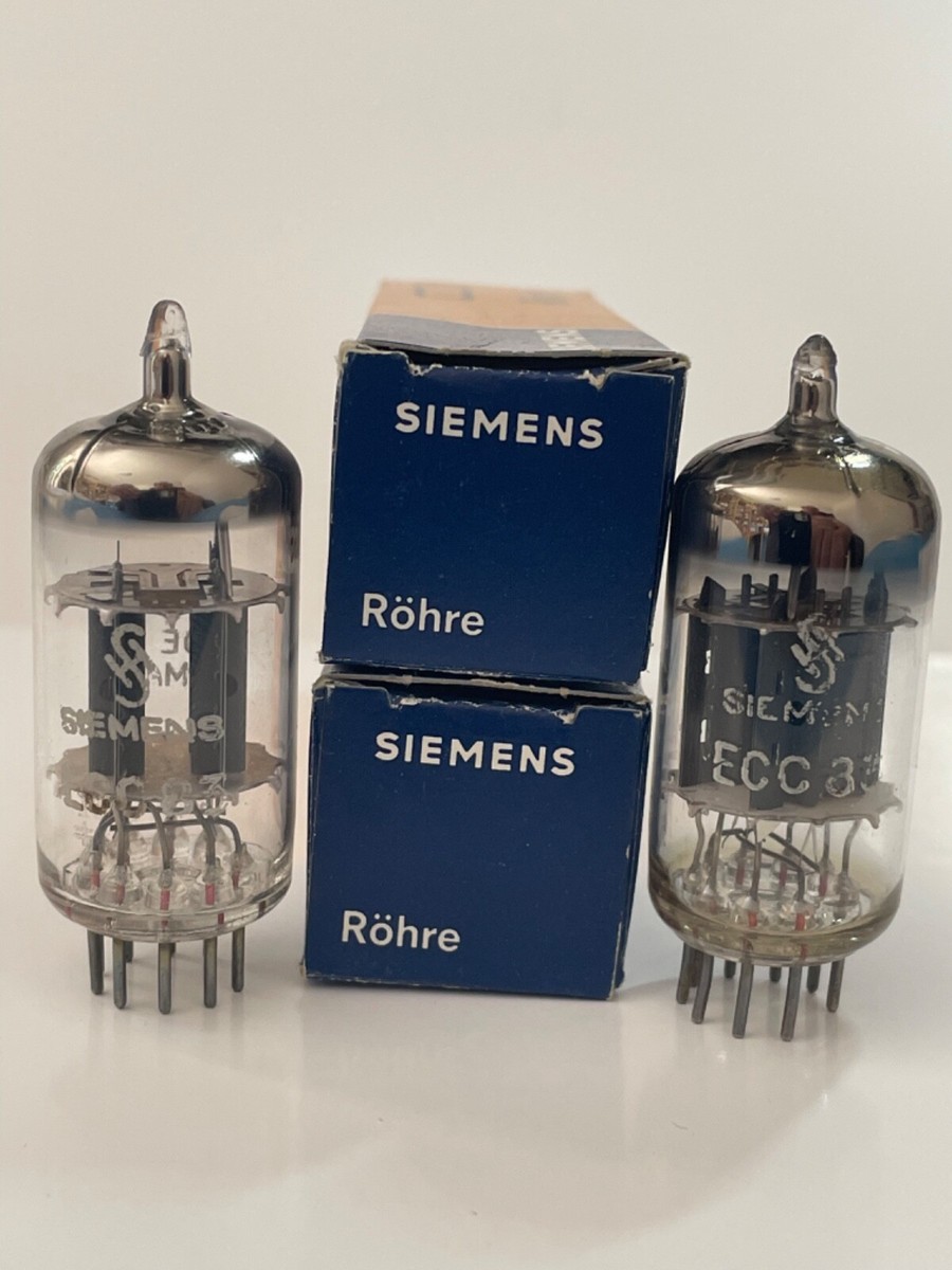 12AX7 tube SIEMENS HARLSKE ECC83 matched pair 1962 AMPLITREX | eBay