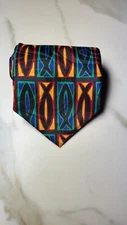 Appointed Apparel Living Epistles Christian Faith Multicolor Abstract Fish Tie